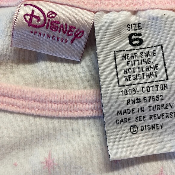 1990’s Disney princesses pajamas pjs girls size 6 Cinderella Snow White - Picture 16 of 16